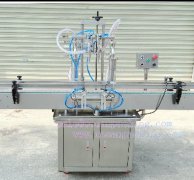 automatic piston pump liquid filling machine with 2heads